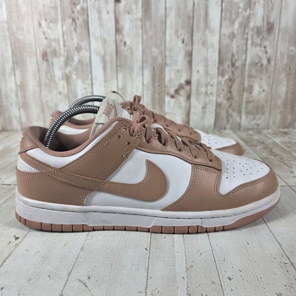 Nike Dunk Low Rose Whisper Womens Sneakers DD1503-118 White Pink Size 10